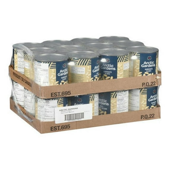 Arctic Gardens Bean White Kidney 540 ML/18.26 oz (24/Case)- Canadian Made