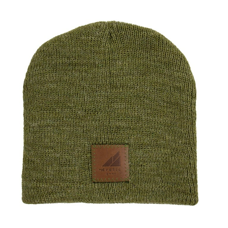 Olive green sales winter hat