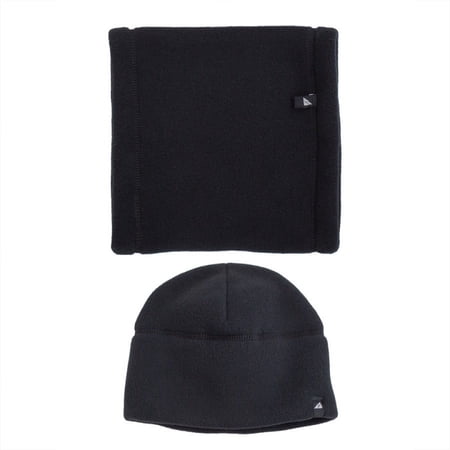 Arctic Gear Toddler Fleece Winter Cap and Gaiter Set Black