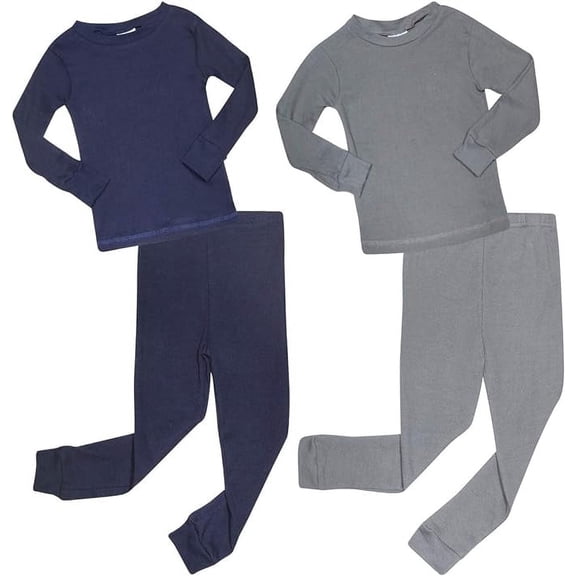 Arctic Hero Baby Boys Thermal Underwear Waffle Knit Top and Long Johns 4 Piece