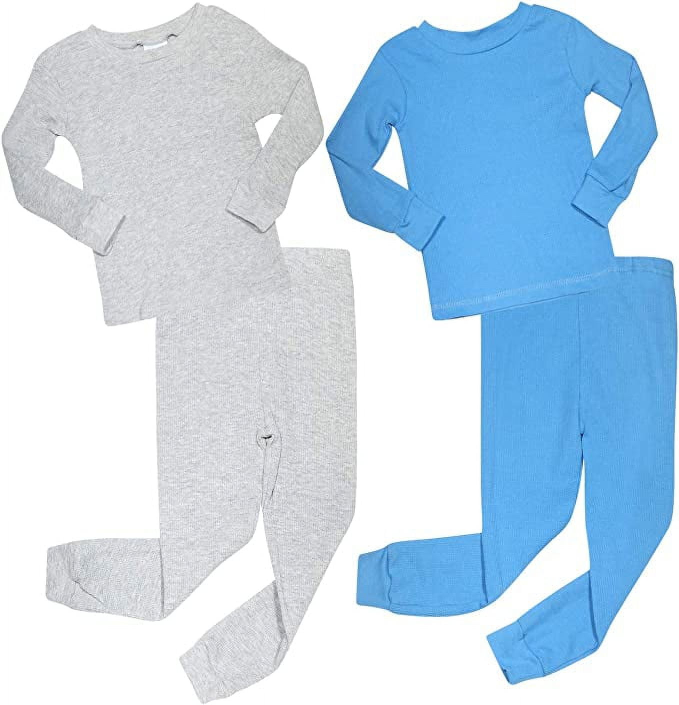 Arctic Hero Toddler Boys' Thermal Underwear 4Pc Waffle Knit Top