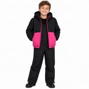 Arctic Hero Kids' Ski Set   2 Piece Unisex Insulated Waterproof Snow Bib & Hooded Jacket 4-18