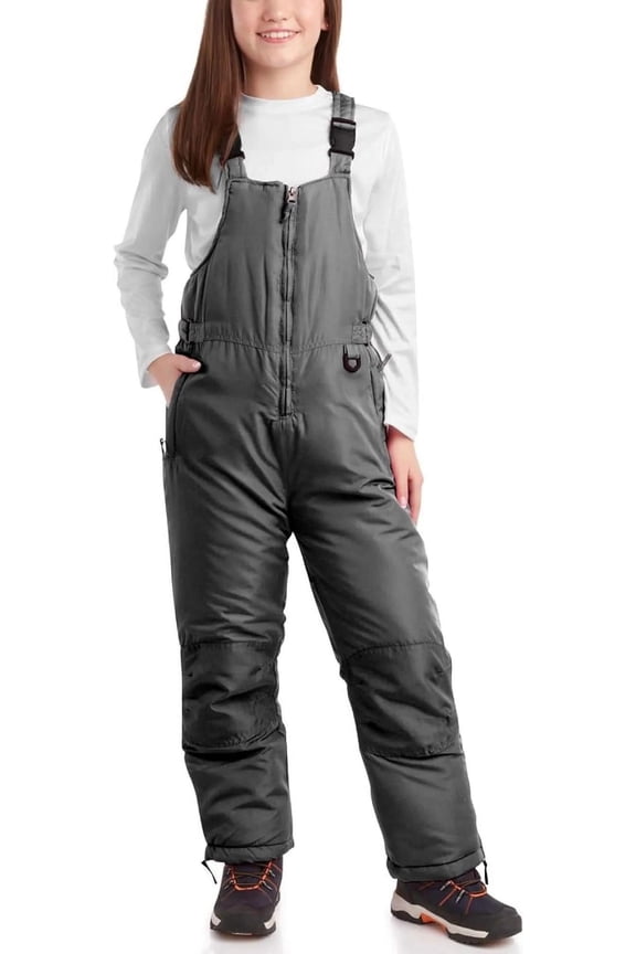Kids' Snow Bib - Boys' and Girls' Insulated Waterproof Ski Pants Overalls (2T-18)