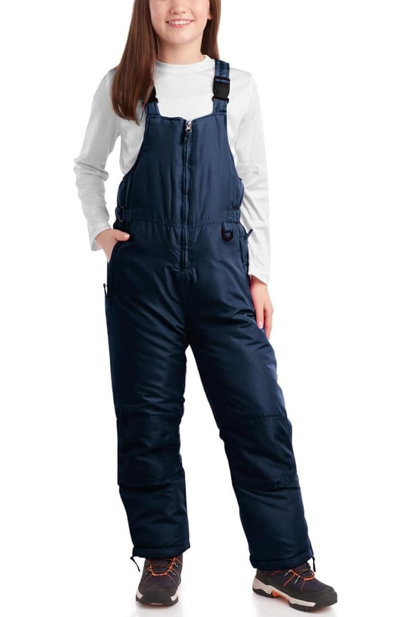 Kids' Snow Bib - Boys' and Girls' Insulated Waterproof Ski Pants Overalls (2T-18)