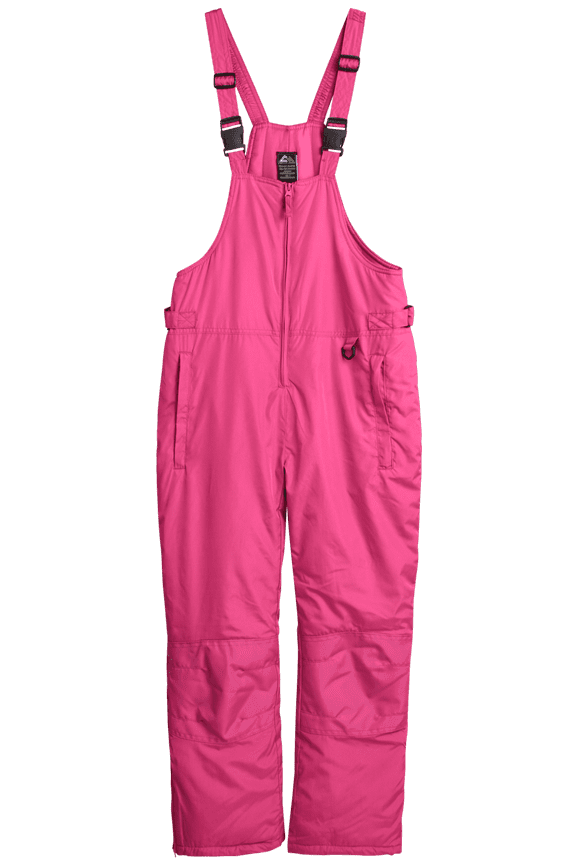 Women's Insulated Snow Bib - Water Resistant Ski Overall Pants (S-2XL)