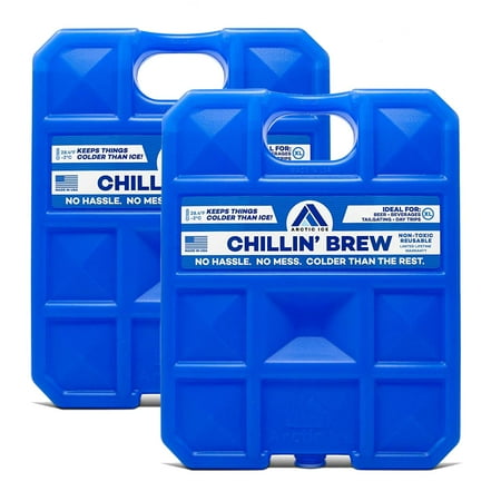 Arctic Ice Chillin' Brew Series High Performance Ice Pack, X-Large 5 LBS (2-Pack)