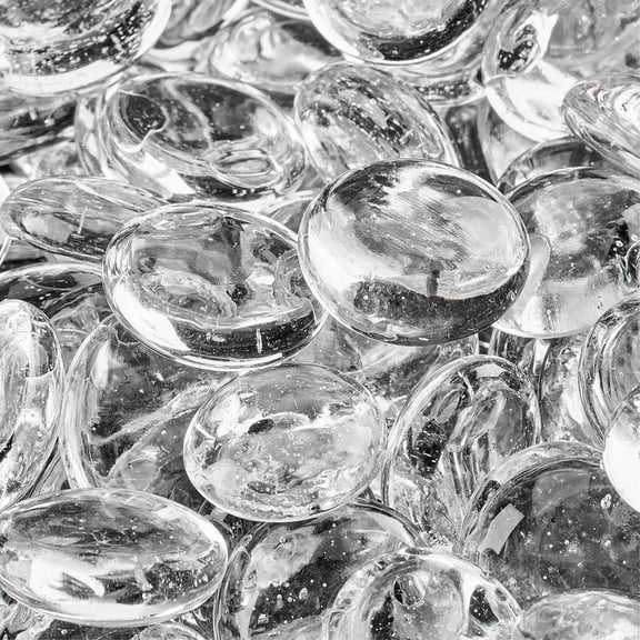 Arctic Ice Fire Pit Glass Beads | 3/4", 10 lbs