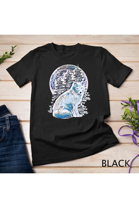 Arctic Ice Fox Unisex Tshirt