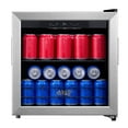 thumbnail interactive-video image 1 of Arctic King 48-Can Stainless Steel Beverage Fridge & Cooler with Electrical Control, ARV48B1AST, 1 of 11