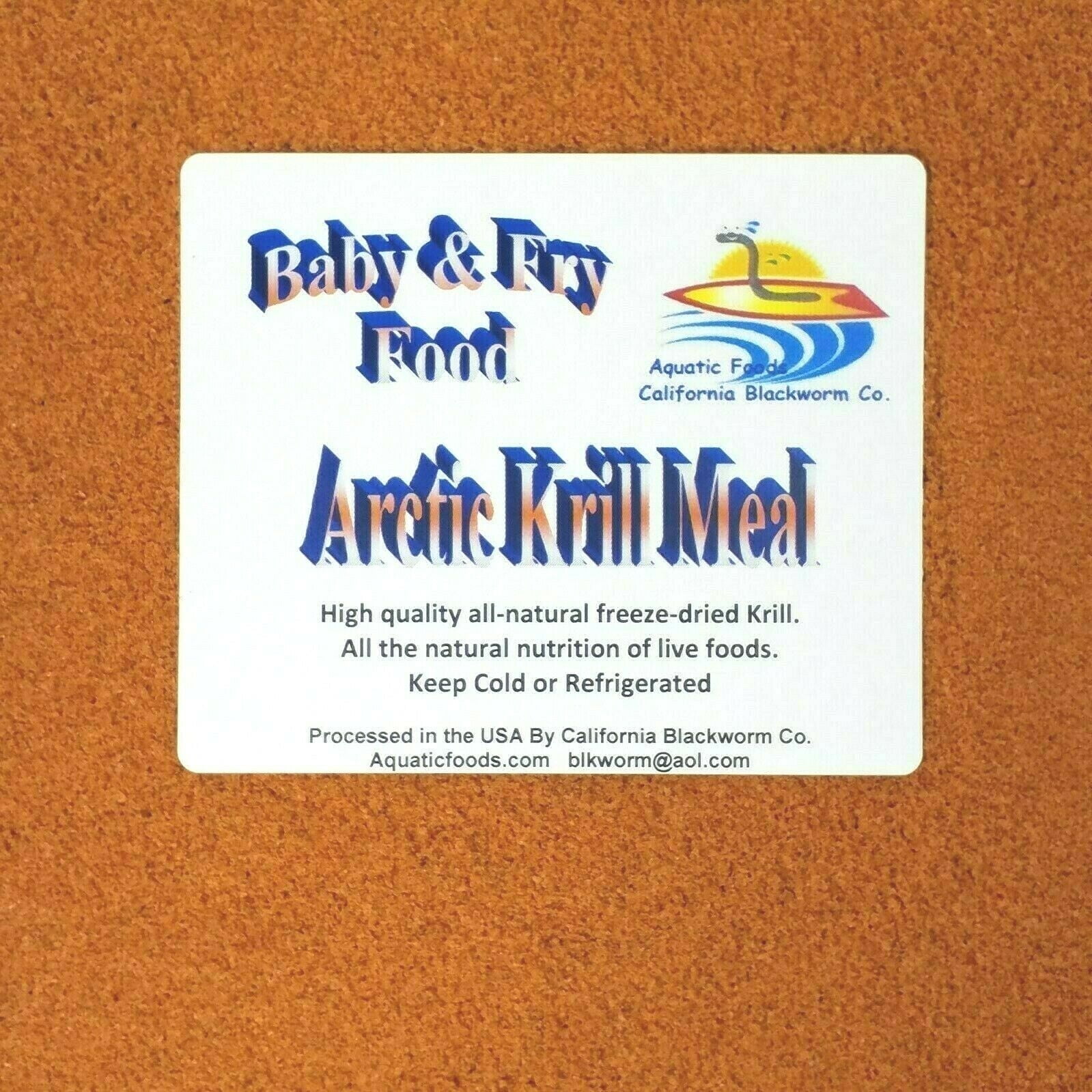 Arctic Krill Meal/Powder Fry & Baby Food…1-lb