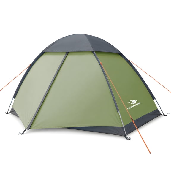 Arctic Lemmings 7 x 6 x 4.4 Feet Three-Person Backpacking Tent - Waterproof, Lightweight & Durable Camping and Hiking Tent for 3 People (Army Green)
