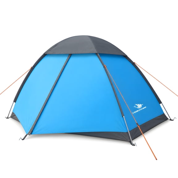 Arctic Lemmings 7 6 4.4 ft 3-Person Camping Tent Waterproof, Lightweight, and Durable for Backpacking, Hiking & Outdoor Use (Blue)