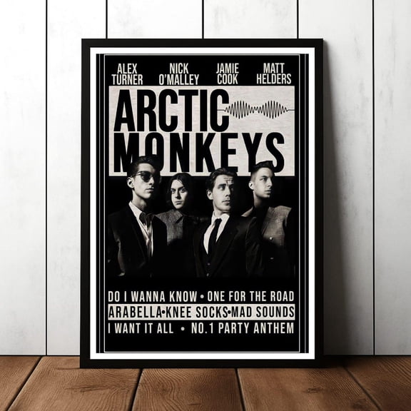 Arctic Monkeys AM Album Poster Indie Rock Band Wall Art Modern Music Decor Size 24x36 Unframed Poster