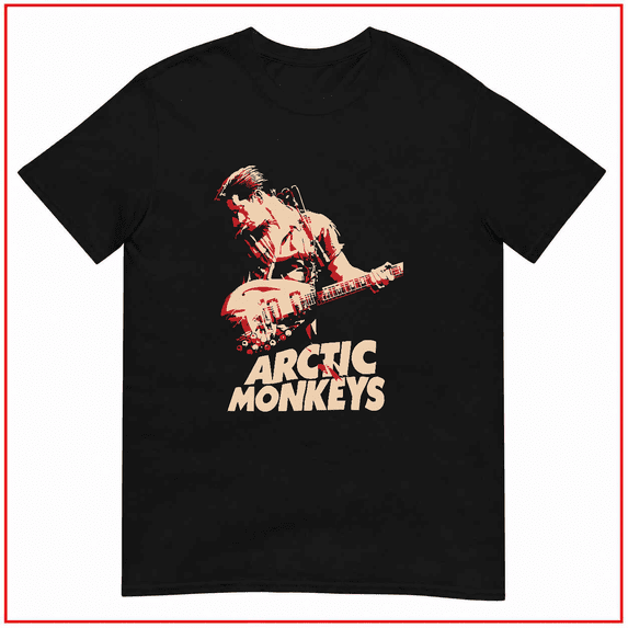 Arctic Monkeys Famous British Indie Rock Band Graphic Unisex T-Shirt V24088 Size S- 5XL