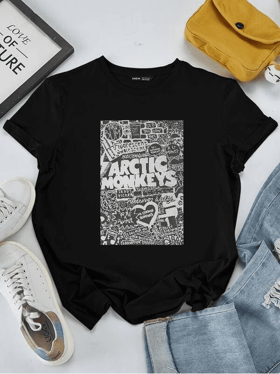 Arctic Monkeys Indie Rock Band Tour Concert Music Album Tee Unisex T-Shirt, S-5XL