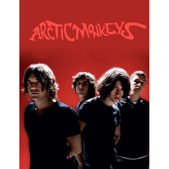 Arctic Monkeys Music Poster, UK Indie Rock Band Wall Art, Minimal Music Room Decor Size 24x36 Unframed Poster