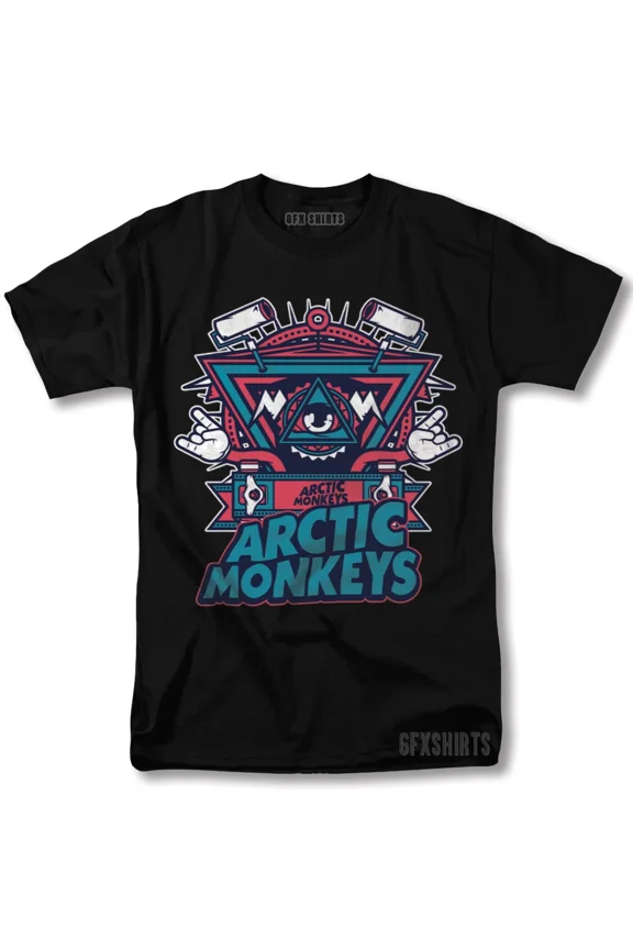 Arctic Monkeys Shirt Rock Merch Concert Tour Vntg Graphic T-Shirt