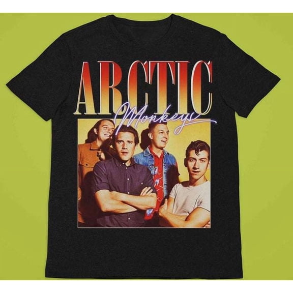 Arctic Monkeys band T-shirt black Short sleeve All Sizes JJ4163