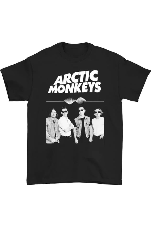 Arctic Monkeys rock T-shirt black Short sleeve All Sizes S to 5Xl 3F311