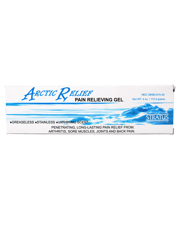 Pain Relieving Gel , Long-Lasting Relief from Arthritis, Sore Muscles, Joints and Back, 3.5% Natural Menthol, 4 OZ