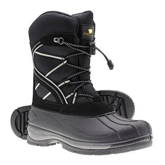 Arctic Shield Mens Warm Comfortable Insulated Waterproof Durable Outdoor Ski Winter Snow Boots