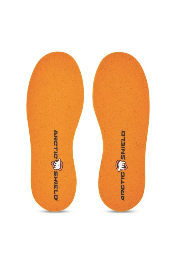 ARCTIC SHIELD 52320020000421 ARCTIC SHIELD RETAIN INSOLES ORANGE TRIM TO FIT CMFRT FOAM