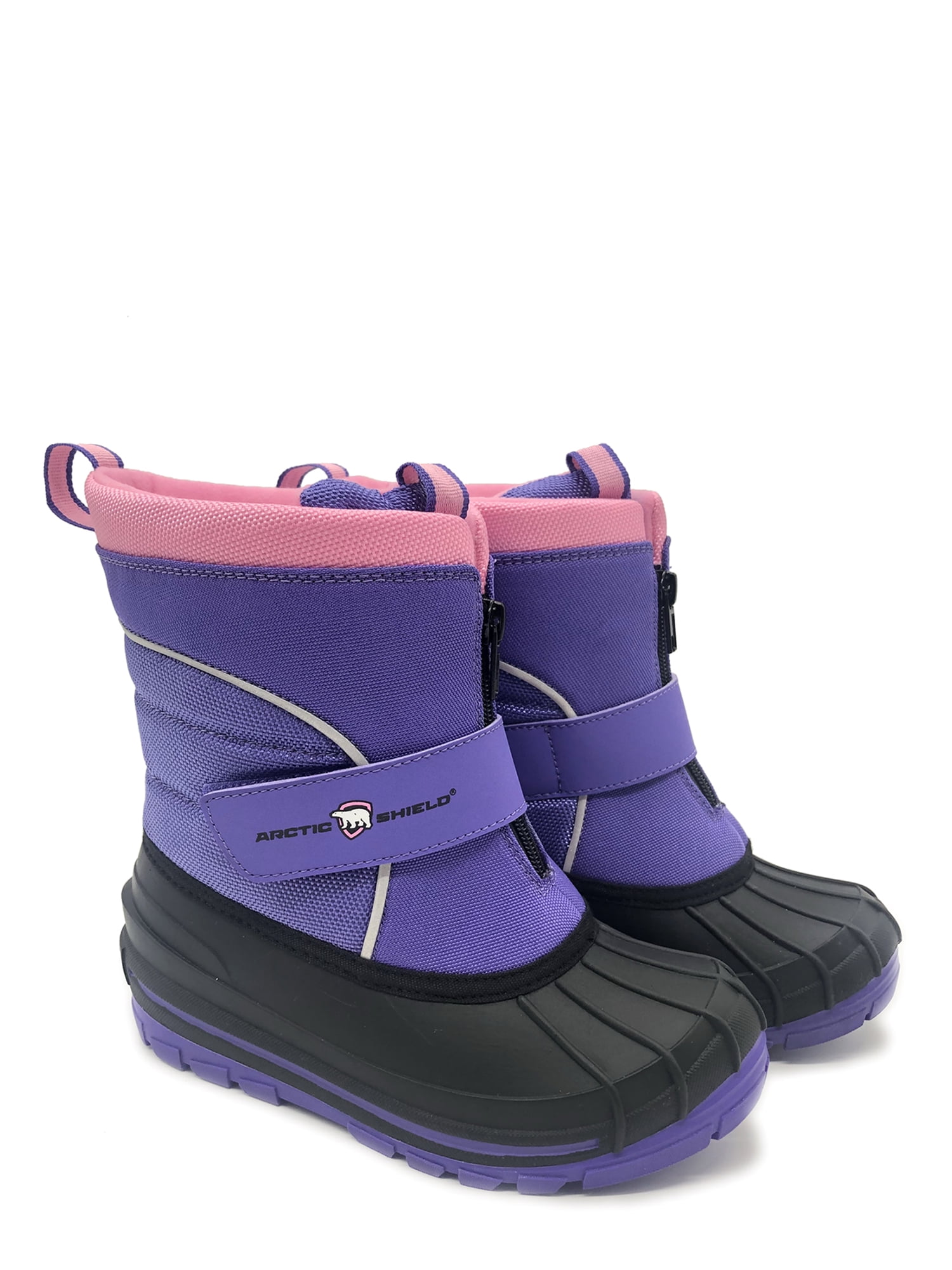 Arctic Shield Temperature Rated Insulated Strap Snow Boot (Toddler Girl ...