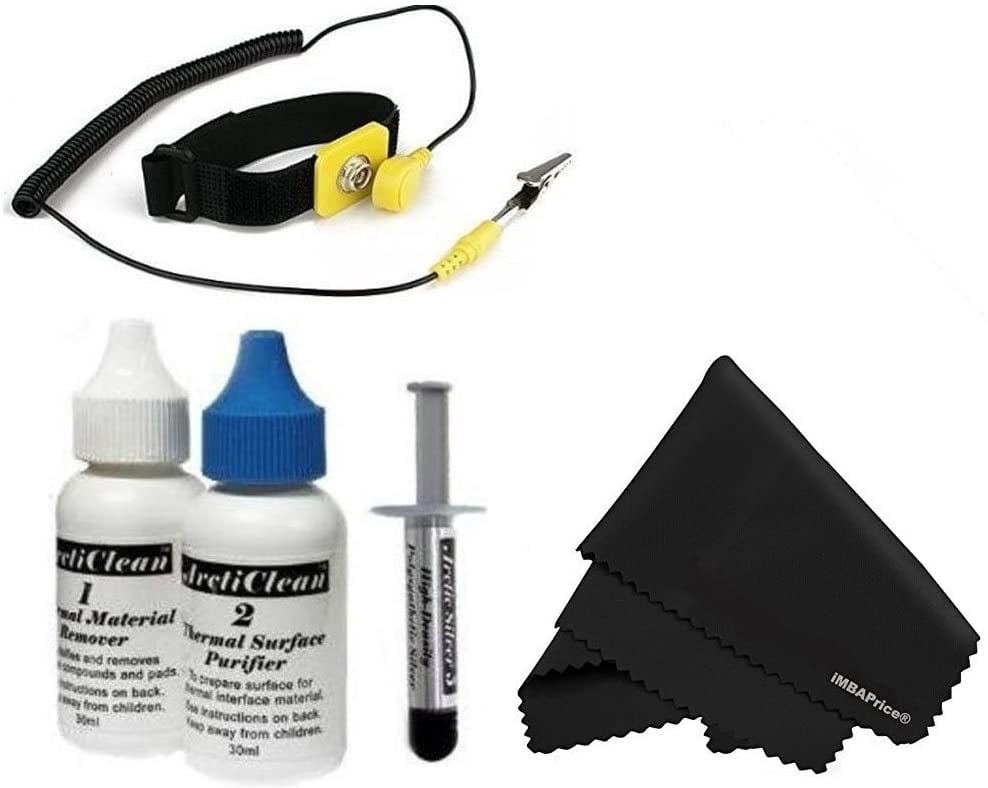 Arctic Silver 5 (Anti-Static Kit) - 3.5 Grams with ArctiClean 60 ML ...