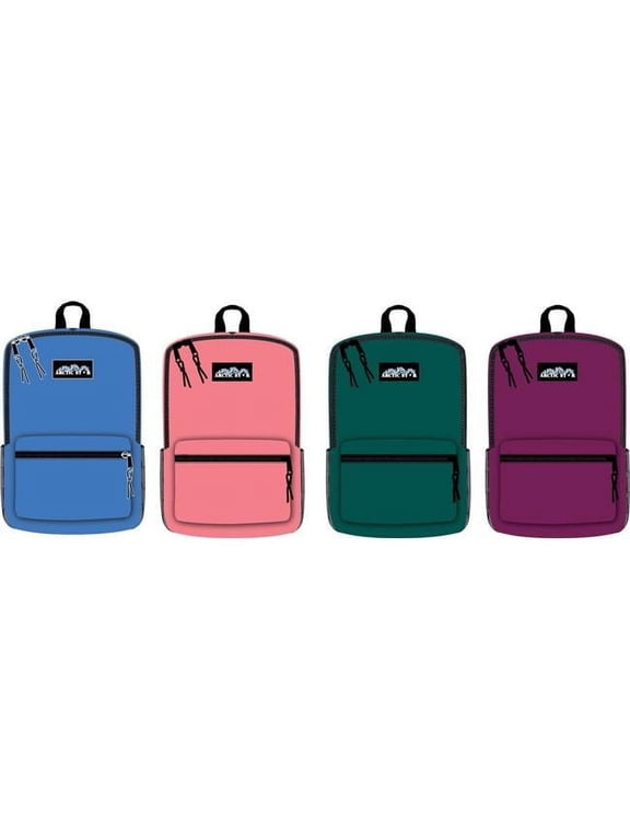 2359434 17 in. Classic Backpack, 4 Assorted Color - Case of 24