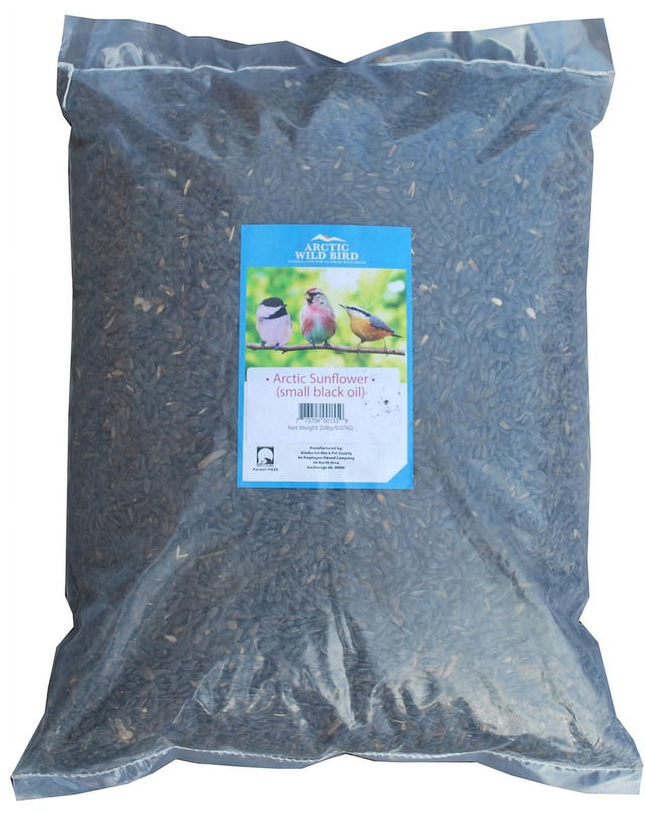 Arctic Wild Bird Arctic Small Black Sunflower 20lb