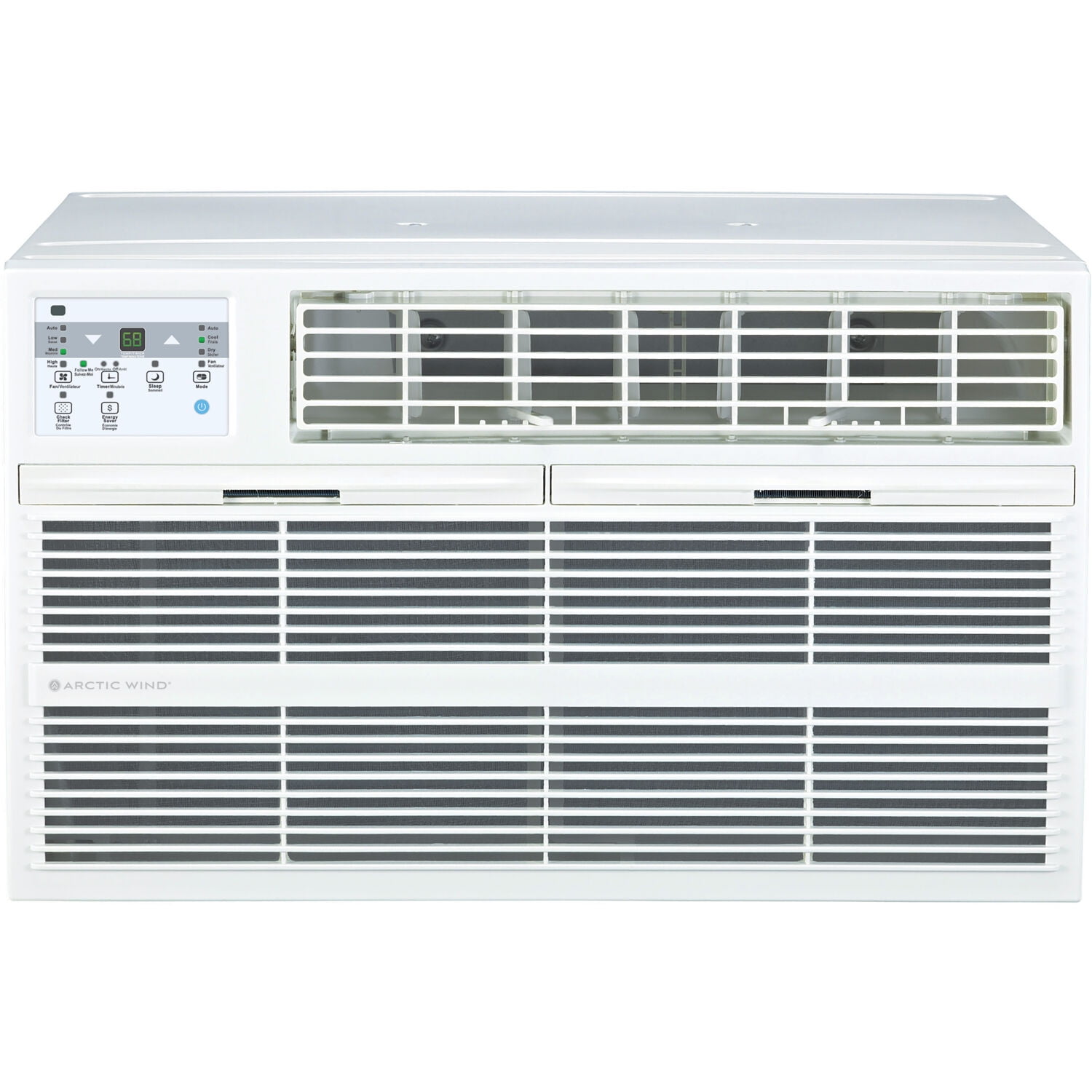 Arctic Wind 10000 BTU White Through-the-Wall Air Conditioner with Heater and Remote