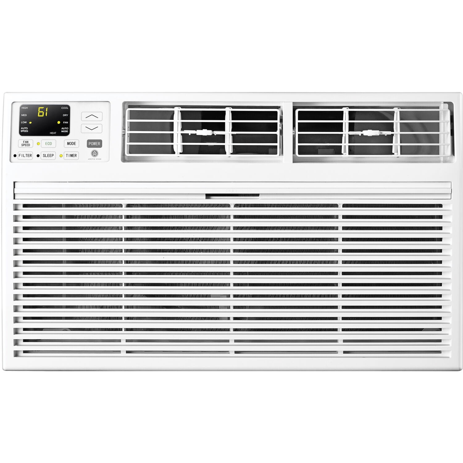 Arctic Wind 14,000 BTU 230-Volt Through The Wall Air Conditioner and Heater with Remote, White, 2ATWH140002A