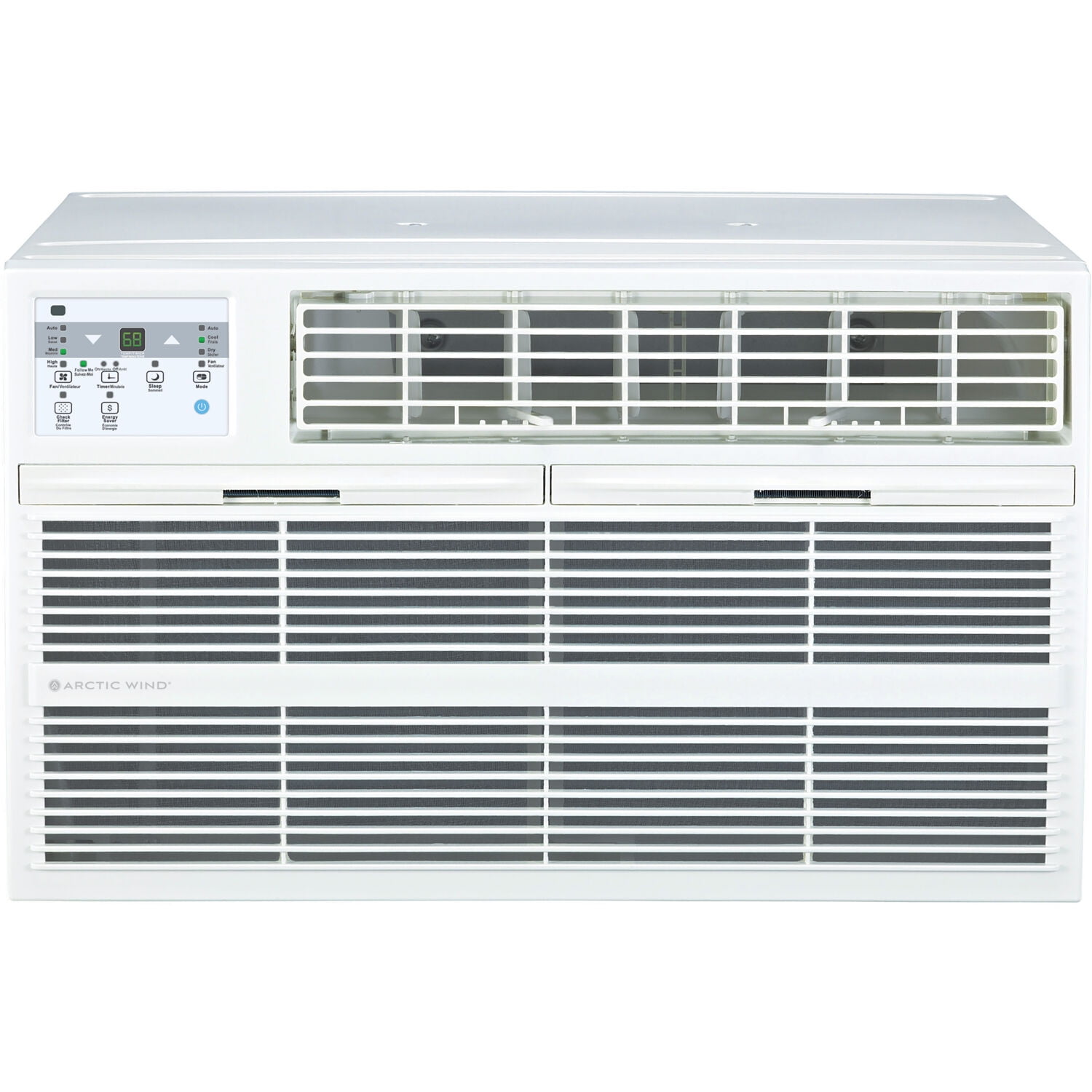 White 14,000 BTU Through-the-Wall Air Conditioner with Remote Control