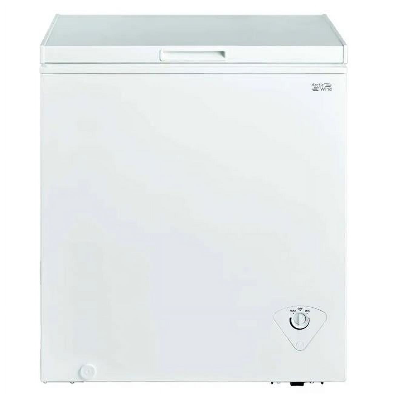 TABU Chest Freezer, 5.0 Cu Ft Deep Freezer with Adjustable