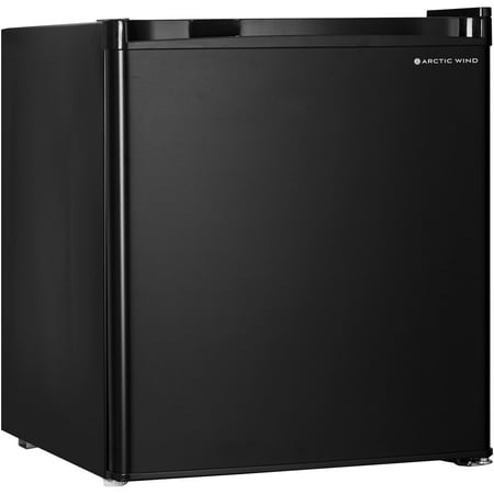 Arctic Wind New 1.6-Cu. Ft. Standard Compact Refrigerator with Freezer Compartment, Black, 2AW1BF16A