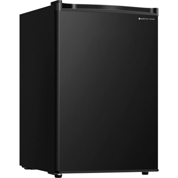 Arctic Wind New 2.6-Cu. ft. Standard Compact Refrigerator with Freezer Compartment, Black, 2AW1BF26A