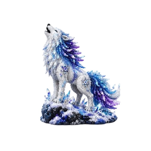 Arctic Winter Guardian 3D Beaded DIY Kit for Beginners, Handmade Bead Art Craft Set for Home Decor, Relaxing Arts and Crafts Gift for Adults Teens