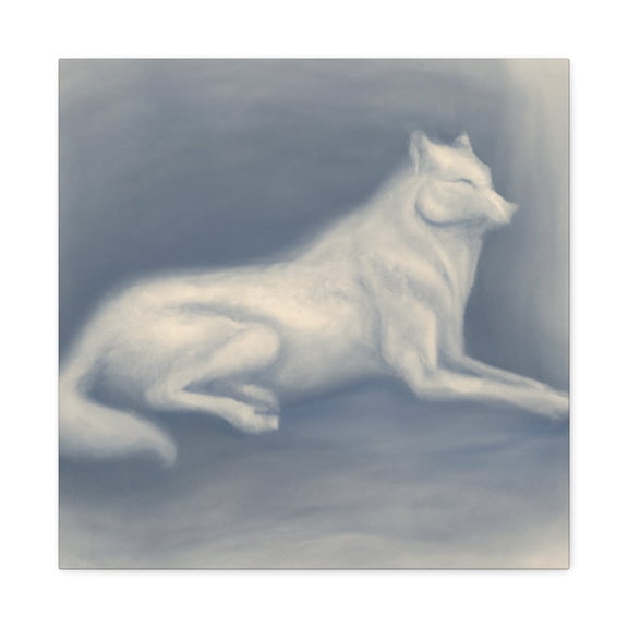 "Arctic Wolf Majesty" - Canvas