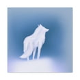 thumbnail image 1 of Arctic Wolf Minimalism - Canvas, 1 of 10