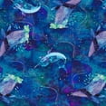 thumbnail image 1 of Arctic Wonder Arctic Whale Watch Metallic Cotton Fabric, 1 of 1