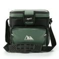 thumbnail interactive-video image 1 of Arctic Zone 9 Can, 6 Quart Zipperless Soft Cooler, Green, 1 of 9
