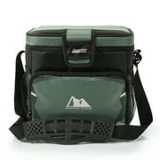Artic Zone Small Cooler, 6 Quart Soft Sided Cooler, 9 Can Capacity, Insulated Cooler Bag, Green