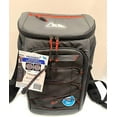 Arctic Zone Backpack Cooler 24 Can + Ice Holder, Black