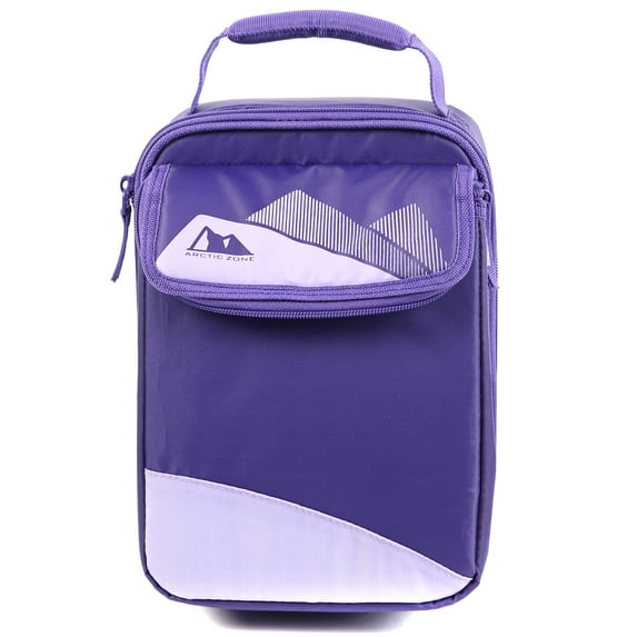 Arctic Zone Expandable HardBody Lunch Box with Thermal Insulation, Lavender Purple