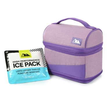 Arctic Zone Expandable Lunch Box with Ice Pack, Lavender Purple