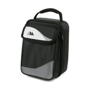 Arctic Zone Expandable Upright HardBody  Lunch Box, Black and White