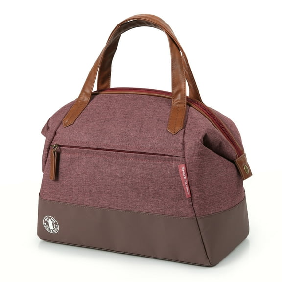 Arctic Zone Heathered Eco Lunch Bag Tote- Wine Red