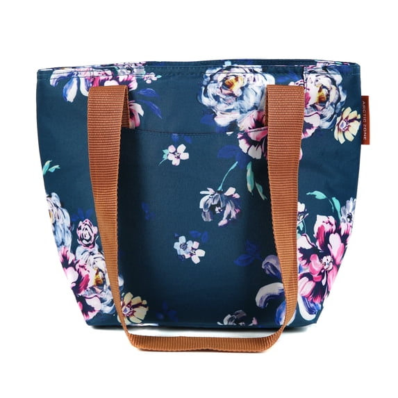 Arctic Zone Metropolis Lunch Tote, Lunch Bag For Women, Midnight Floral