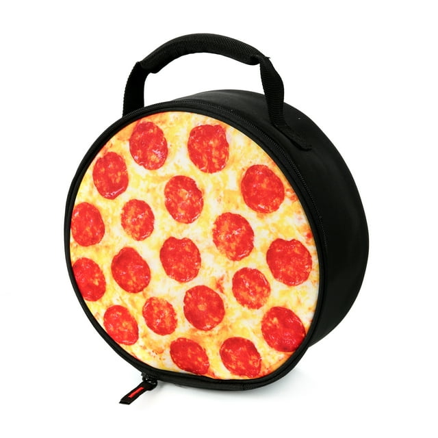 Arctic Zone Novelty Pepperoni Pizza Lunch Bag, Reusable Lunch Bag with