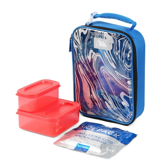 Arctic Zone Translucent Insulated Upright Lunch Pack - Insulated Lunch Box - Translucent